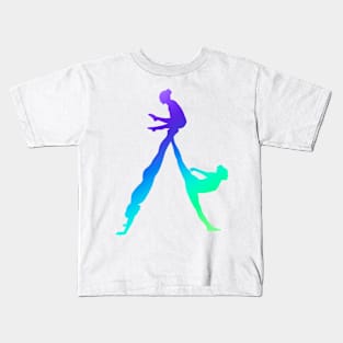 Women’s trio doing split teepee Kids T-Shirt